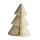 thumbnail image 3 of Decoración de árbol de Navidad de papel 3D con forma de panal, escultura decorativa coleccionable Beige 25 cm, 3 of 9