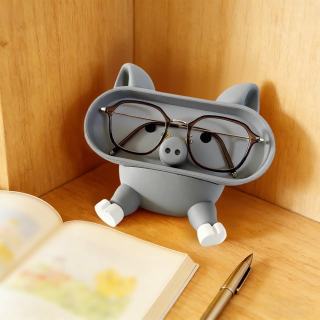 Marmot Shaped Eyeglasses Holder, Animal Glasses Stand Phone HolderforHome Decorative, Cute Marmot Glasses Stand, Animal Shaped Eyewear Holder, Novelty Desk OrganizerforGlasses