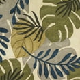 thumbnail image 3 of 3'x4' Ivory Hand Tufted Oversized Tropical Leaves Indoor Area Rug, 3 of 3