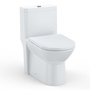 1 Set Of Ceramic + Pp One-Piece Toilet + Pp Cover