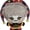 B(3.94in), variant on The Freak Circus Plush Toy, Freak Circus Merch Stuffed Dolls Pierrothe Harlequin Freak Circus Cartoon Soft Character Figure, Fun Plush Doll Bag Pendant Decor Birthday Gift for Game Fans, 1 PC