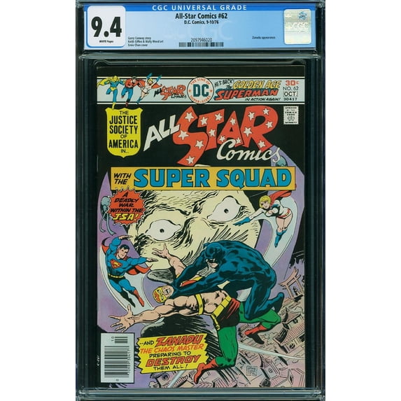 All-Star Comics #62 - CGC 9.4 Comic Book