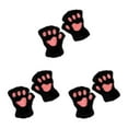 thumbnail image 3 of kurtrusly Restez Élégant avec des Gants Mignons Sans Doigts Cadeaux Réfléchis Gants Demi-Doigts Noir 3Set, 3 of 6