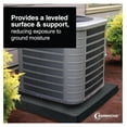 thumbnail image 4 of Black Condenser Pad/Base, 36x36x3 in – Supports Air Conditioner Units and Other Outdoor Equipment, 4 of 9
