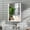 Silver(20.1x5.1x25.6 in)with LED Light, variant on Caulitar Large Bathroom Medicine Cabinet 3 Doors Wall Mounted Mirror Cabinet with Shelves