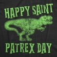 thumbnail image 2 of Mens Happy Saint Patrex Day T shirt Funny T-Rex Dinosaur St Patricks Day Graphic Graphic Tees, 2 of 9
