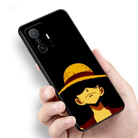 Anime Ones Pieces Monkey Phone Case For Xiaomi Mi 12T 12S 12X 11i 11X 10T 10S 10 Ultra Pro Lite HyperCharge Black Cover