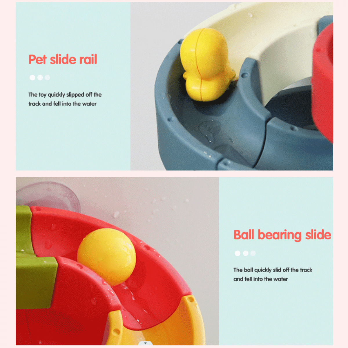 Toddler Bath Toys 86 Pieces,Bathtub Toys for Kids Ages 3-5,DIY Water Slide,Christmas Birthday Gift for Toddler Boys & Girls