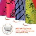thumbnail image 3 of Ikfashoni Quotes Flower Shower Curtain with Hooks, Colorful Sun Waterproof Fabric Bath Curtain, 72"X72", 3 of 8