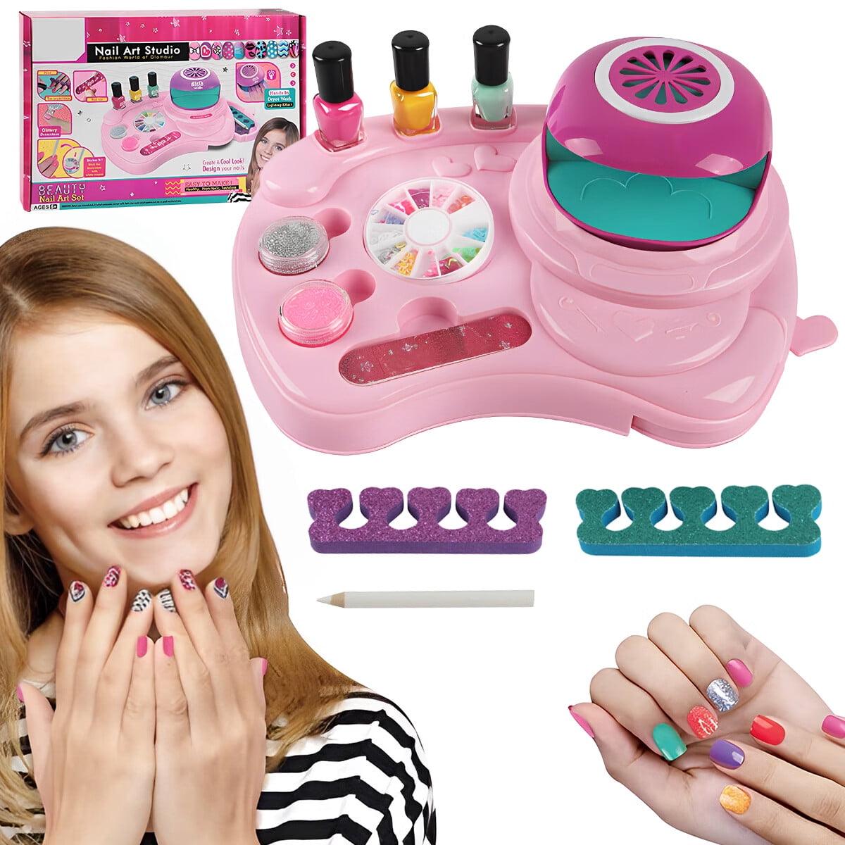 Arshalifestyle Nail Art Studio Manicure Set for Girls (Pack of 15)