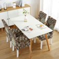 thumbnail image 3 of Set of 4 Chic Paisley Bohemian Dining Chair Covers Vintage Floral Ethnic Retro Colorful Pattern Washable Polyester Stretch Slipcovers Removable Protector for Artistic Decor, 3 of 7