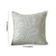 thumbnail image 3 of Cojín de chenilla para sofá de 45 x 45 cm | Cojín decorativo para sala y cama | Relleno de alta elasticidad | Beige o gris | Incluye almohada y funda, 3 of 6