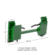 Titan Attachments Quick Tach Adapter Fits Hook and Pin to Convert SSQA