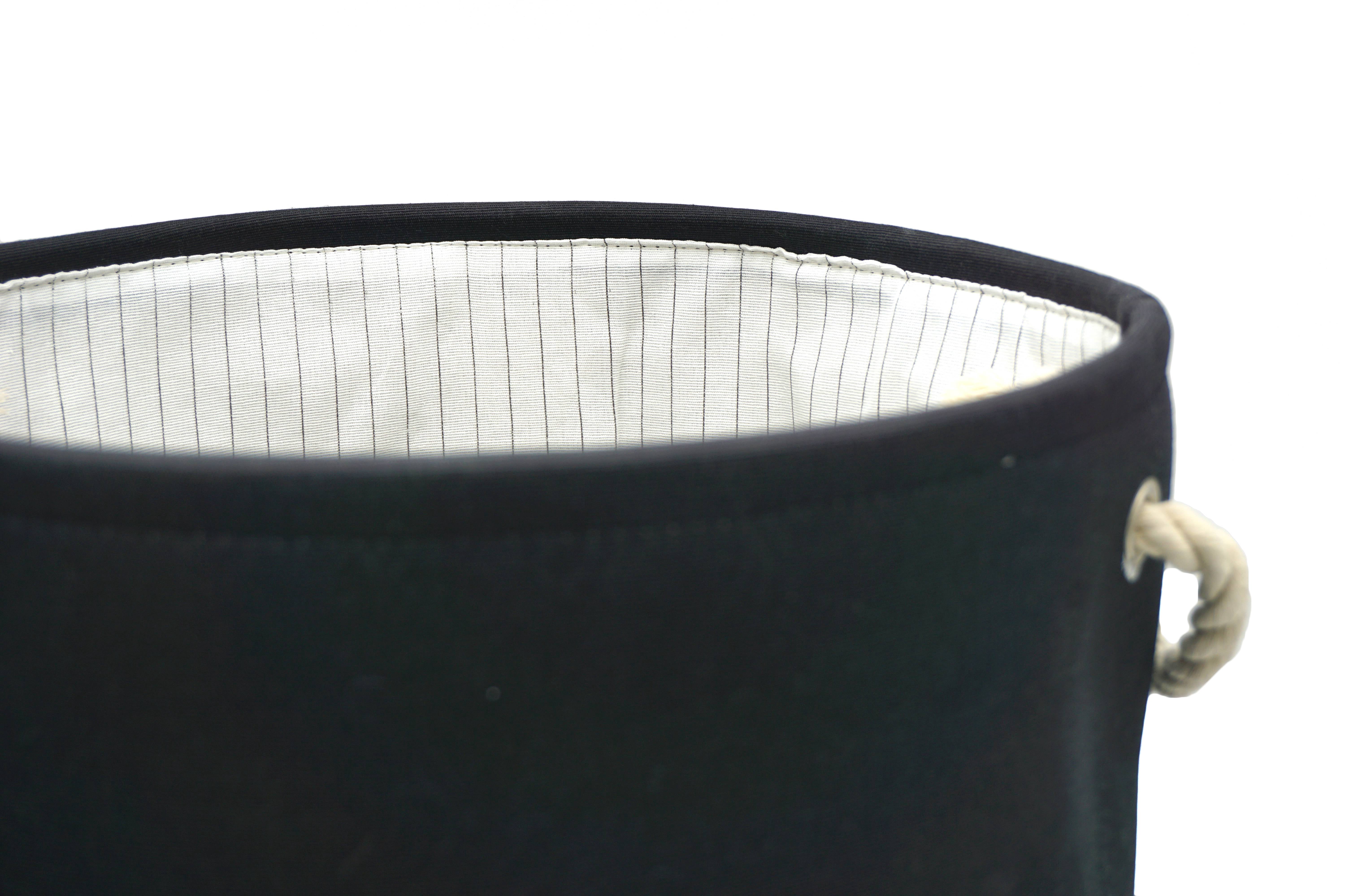 Handcrafted 4 Home Collapsible Laundry Hamper, Black