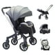 thumbnail image 1 of Carriola Para Bebé Starkids Lyra Convertible A Autoasiento Gris., 1 of 7