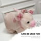 thumbnail image 2 of 1 bolso de peluche para estudiantes, bandolera para exteriores, diseño de cerdo de peluche, bolsa de almacenamiento., 2 of 8