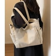 thumbnail image 5 of CoCoMangos Corduroy Tote Bag Unisex Winter Fall Retro Fashion Hobo Crossbody Bag Adjustable Strap Shoulder Bag Purse, 5 of 6