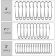 thumbnail image 4 of Paquete de 40 imperdibles grandes, tamaños variados (45 mm, 60 mm, 75 mm), alfileres para mantas, 4 of 5