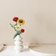 thumbnail image 5 of (Sin jarrón) Bloque de construcción de ramo de flores, rojo, 547 piezas de bloques de construcción de ramo de flores artificiales, compatible con ramo de flores experto 10280, para decoración, 5 of 5