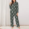 thumbnail image 2 of Naloa goose of sunflower Pajamas for Women Set, Womens Pajama Sets, Lounge Sets for Women, 2pjs for Women-Small, 2 of 7