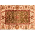 thumbnail image 1 of Ahgly Company Indoor Rectangle Oriental Orange Traditional Area Rugs, 2' x 5', 1 of 4