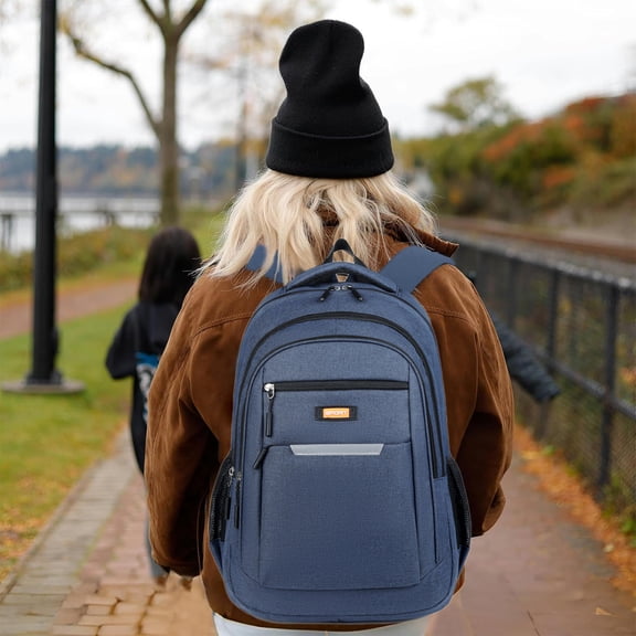 Taotanxi Anti-Theft Laptop Backpack, Blue, 15.6-14-13 Inch Laptop Sleeve, Usb Charging Port