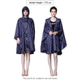 thumbnail image 2 of Abrigo Rain Poncho ANYOO, impermeable y reutilizable, con capucha, para senderismo, 2 of 6