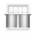 thumbnail image 2 of Abstract Sheer Curtains 54 Inches Long 2 Panels Gray White Gradient Ombre Light Filtering Semi Sheer Window Curtains Drapes for Bedroom Living Room 52"x54", 2 of 7
