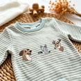 thumbnail image 5 of PEASKJP Rompers Baby Baby Boy Rompers Cotton Clothes Rompers for Newborn Infant and Baby Boy Light Green,0-3 Months, 5 of 7
