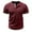 Wine, variant on zfhfof Mens Fashion Henley Shirts Short Sleeve Button Cotton T-Shirt Summer Casual Raglan Sleeve Shirts with Pocket