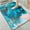 Blue and Gold Abstract Fluid, variant on 1pc Underwater Marine Life Bathroom Rug Bathroom Decor and Accessories- Durable,Anti Slip,And Quick Drying,Suitable For Indoor/outdoor Use - Perfect For Bathrooms,Bedrooms,Kitchens