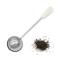 thumbnail image 4 of Stainless Steel Rotatable Tea Infuser Polished Washable Portable Reusable Reusable Mesh Strainer Indoor Kitchen Filter Kitchenware White, 4 of 8