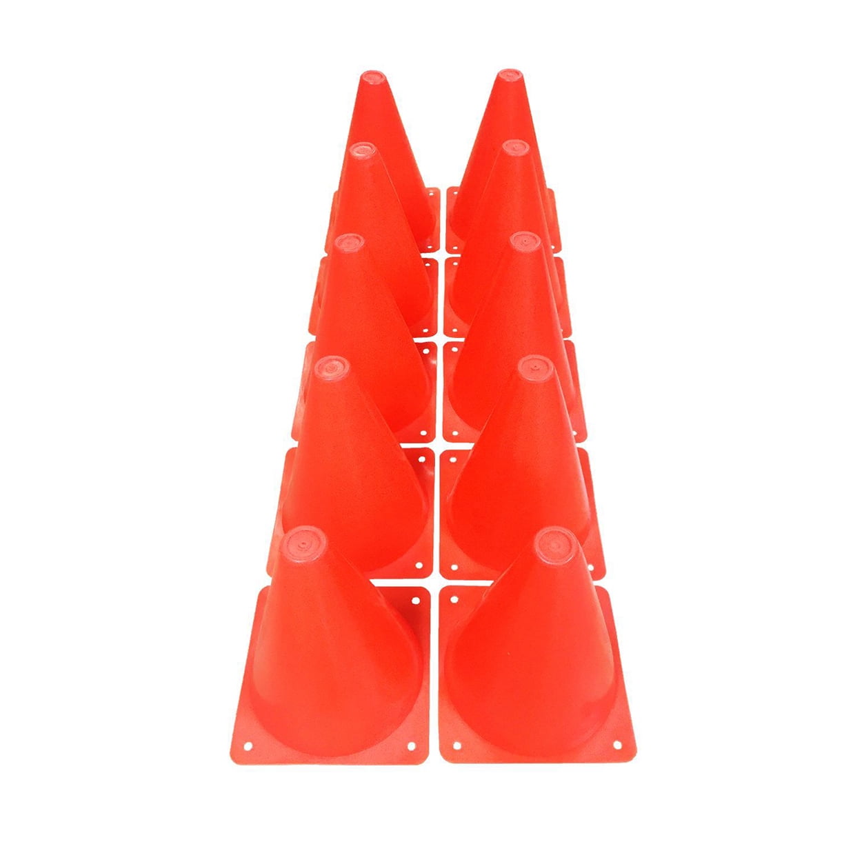 Orange Polyethylene Toys Plastic Traffic Road Safety Cones 10 Pack 7