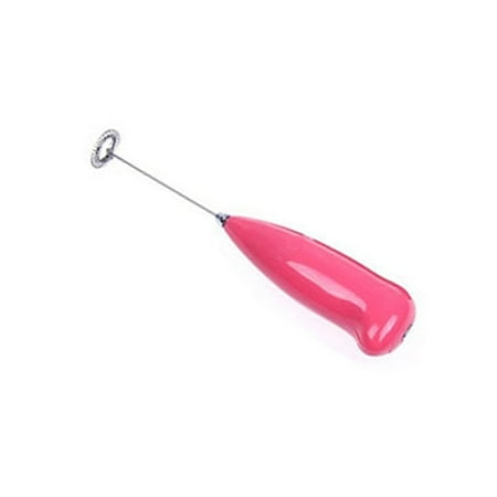 

Milk Frother for Coffee- Handheld Frother Electric Whisk Milk Foamer Mini Mixer and Coffee Blender Frother for Frappe Latte Matcha Pink pinshui