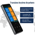 thumbnail image 4 of MesaSe Language Translator Device  107 Languages Instant Two-Way Voice Translator with 3.0 Touchscreen Portable WiFi/Hotspot/Offline/Images/Recording Handheld Translators Device for Learn, 4 of 7