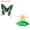 Butterfly, variant on Hummingbird Butterfly Teasing Cat Toy Electric Bird Teasing Cat Toy with Fluttering Motion & Realistic Sounds, Interactive Indoor Play for Curious Felines