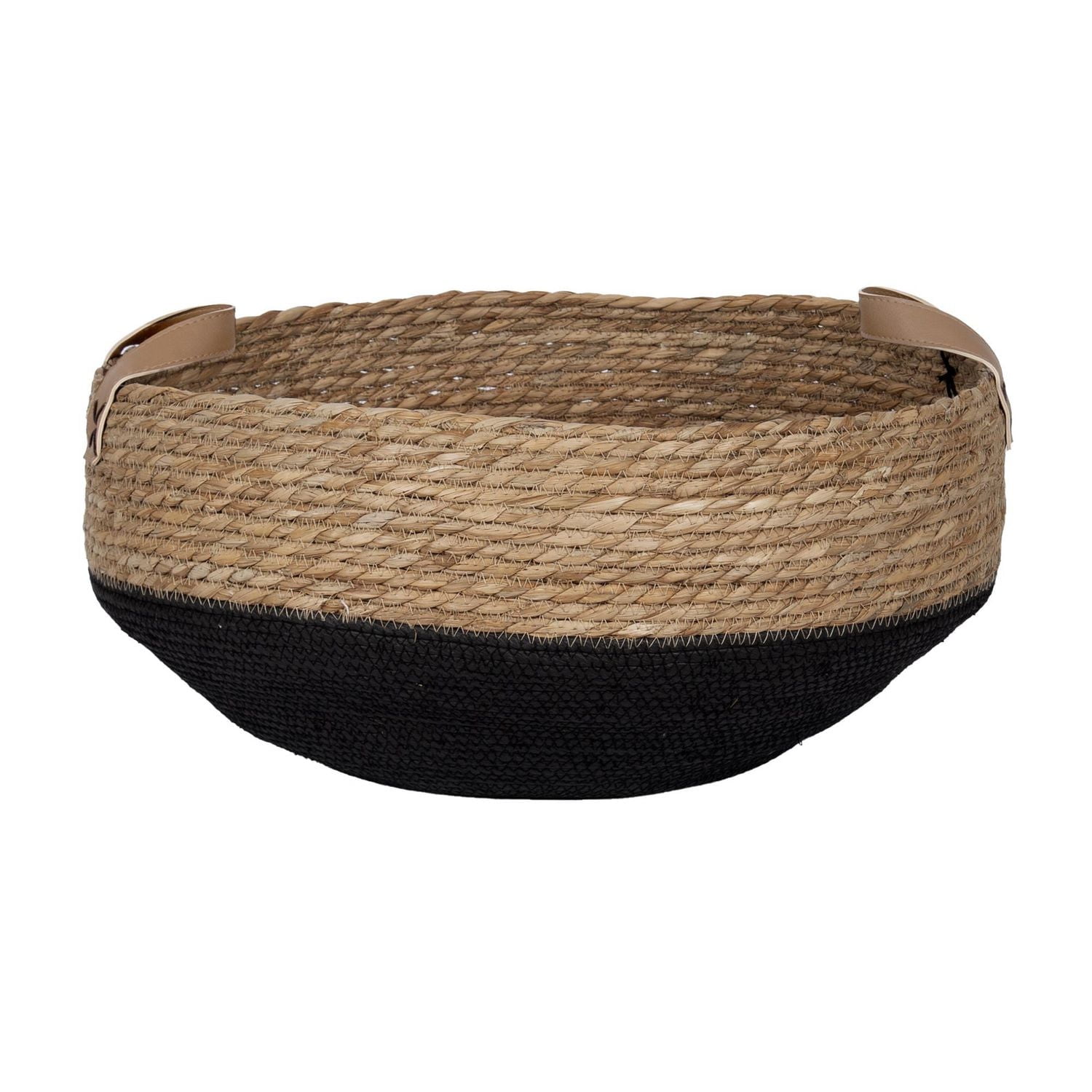 hometrends Chobra Two-Tone Storage Basket with Handles