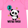 thumbnail image 4 of Inktastic Twins 2nd Birthday Panda Boys or Girls Baby Bodysuit, 4 of 5