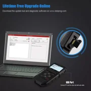 OBDPROG MT401 OBD2 Scanner Car Odometer Mileage Correction Adjustment Reset Tool, Cluster Adjust Diagnose Cluster Reset Diagnostic Tool