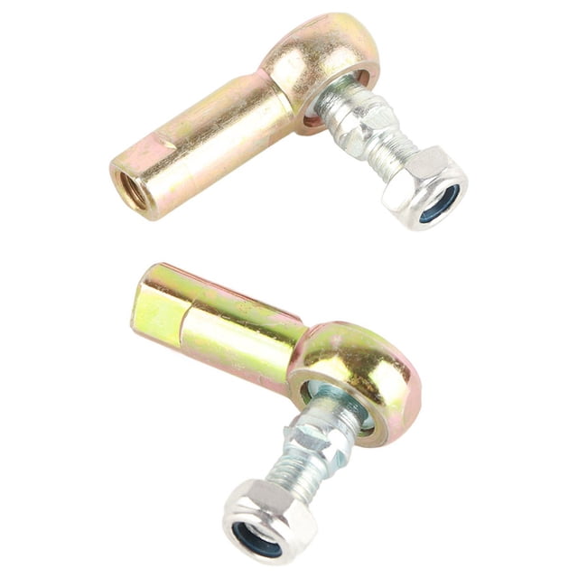 1 par de juntas de bola de extremo de barra de acoplamiento de 0,4 pulgadas y 10mm, aptas para Quad Dirt Bike de 110cc, 125cc, ATV, Go Kart