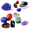 thumbnail image 3 of 7 Pcs Tumbled Polished Natural Healing Crystals Stones, Large Granule Natural Stone Chips Ornaments Irregular Stone Decorative Pebbles For Yoga Meditation Aromatherapy Decoration, 3 of 9