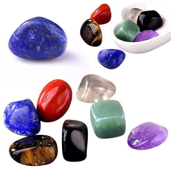Goowood Natural Stone Chips Decorative Pebbles for Aquarium Rocks Fish Tank Gravel Yoga Meditation Home Decor DIY Jewelry Making