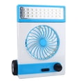 thumbnail image 1 of HLONK Multi-Functional Rechargeable Solar Panel Tent Fan with LED Light and Cooler Function, 1 of 8