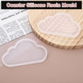 thumbnail image 4 of Uxcell 2 Pcs Moldes de Silicona para Posavasos en Forma de Nube Mediana para Manualidades DIY, 4 of 6