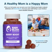 Baby Blues Postpartum Vitamins for New Moms, 3-in-1 Bundle for Hair, Immune and Digestion, 180 Count