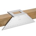 thumbnail image 3 of ziyahi Stainless Steel Ruler Vertical Gauge Portable Drawing Protractor Measuring Tool Drafting Woodworking Accessory for 90 Degrees 45 Degrees, 3 of 6