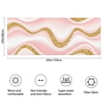 thumbnail image 3 of Pink Marble Gold Wave Pattern Bathroom Rugs Mat,Non Slip Microfiber Bathroom Rug,Rubber Backing,Soft Bathroom Mats for Bathroom Floor,Tub and Shower,60x24in(150x60cm), 3 of 5