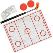 Onaparter 1 Set of Ice Hockey Game Quick Slide Ice Hockey Set Indoor Game Table Ice Hockey Playset As Shown