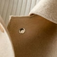 thumbnail image 5 of DHFJKG Woolen Jackets For Women Crop Top Collared Solid Color Button Up Slim Fit Lightweight Jacket Stylish Outerwear, 5 of 7