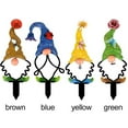 thumbnail image 3 of Crafts Garden Ornamrnt Home Decoration Elf Sculpture Gnome Statue Yard Lawn Stakes Metal Silhouettes Figurine BROWN, 3 of 8